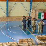 Ministra Maya Fernández lidera recepción del primer cargamento con alimentos enviado por México para las personas afectadas por los incendios