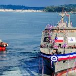 Presidente Kast encabeza bautizo y botadura del buque multipropósito “Magallanes”