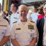 Ministro de Defensa inicia agenda oficial en Nueva York junto al Buque Escuela Esmeralda
