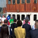 Chile fortalece su imagen como destino de inversión en encuentro empresarial a bordo de la “Esmeralda” en Nueva York