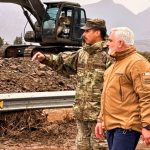 Ministro (S) de Defensa inspeccionó despliegue de las FF.AA. en la Región de Coquimbo ante emergencia climática