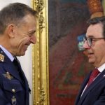 Ministro Barros se reúne con Jefe de Estado Mayor del Ejército del Aire y del Espacio de España